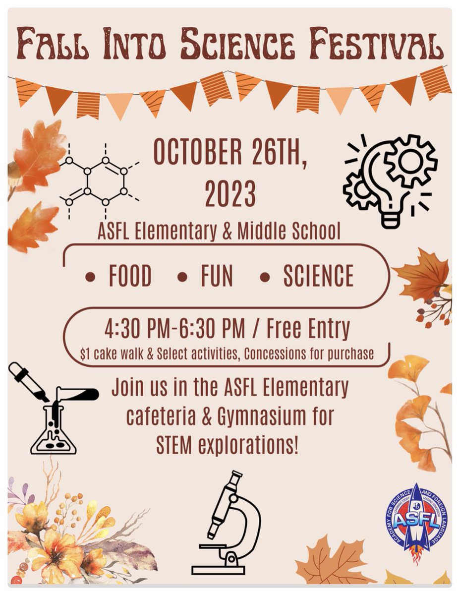 Hope to see you there! <a href="/HSVk12/">Huntsville City Schools</a> <a href="/ASFLptsa/">ASFL PTA</a> <a href="/asflmagnet/">ASFL Magnet Middle</a>