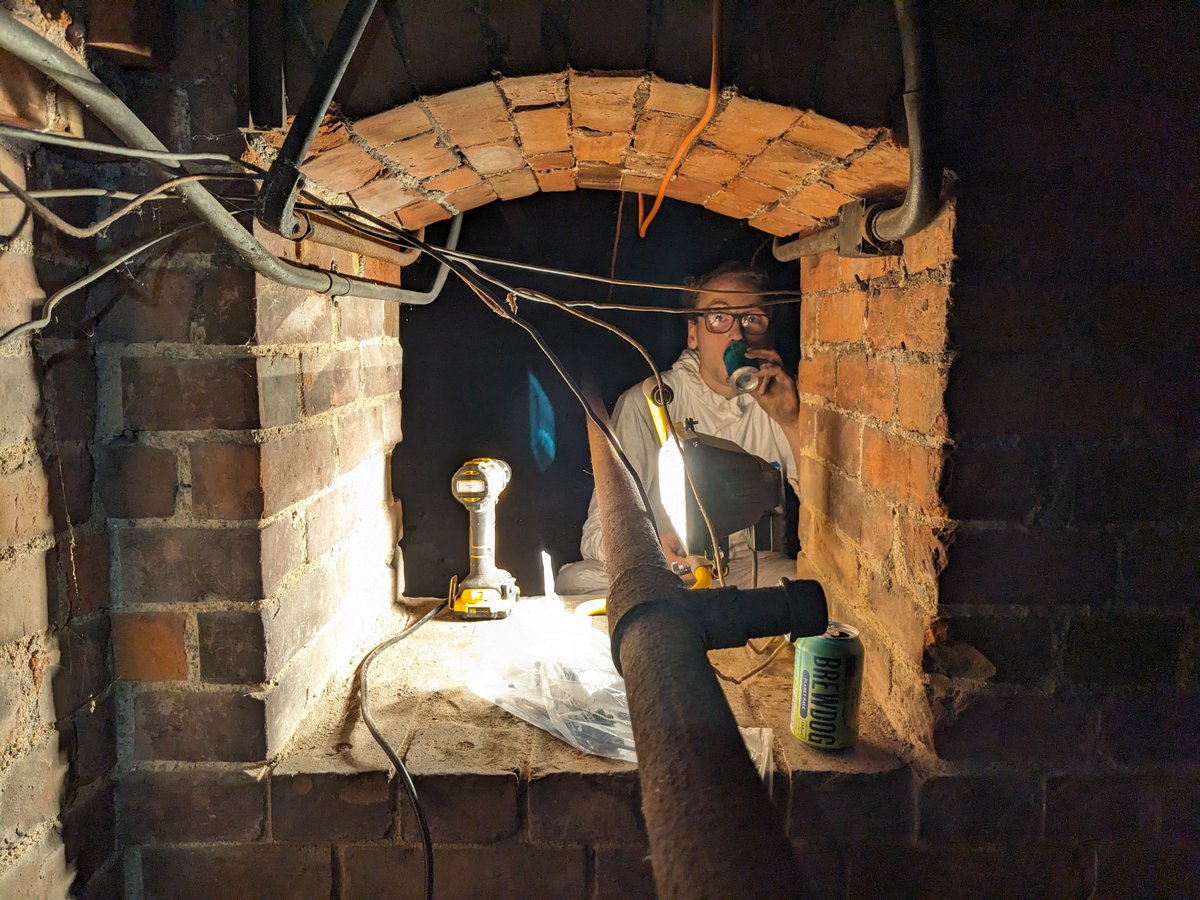 Average Friday night, had a beer in the crawlspace under a listed building