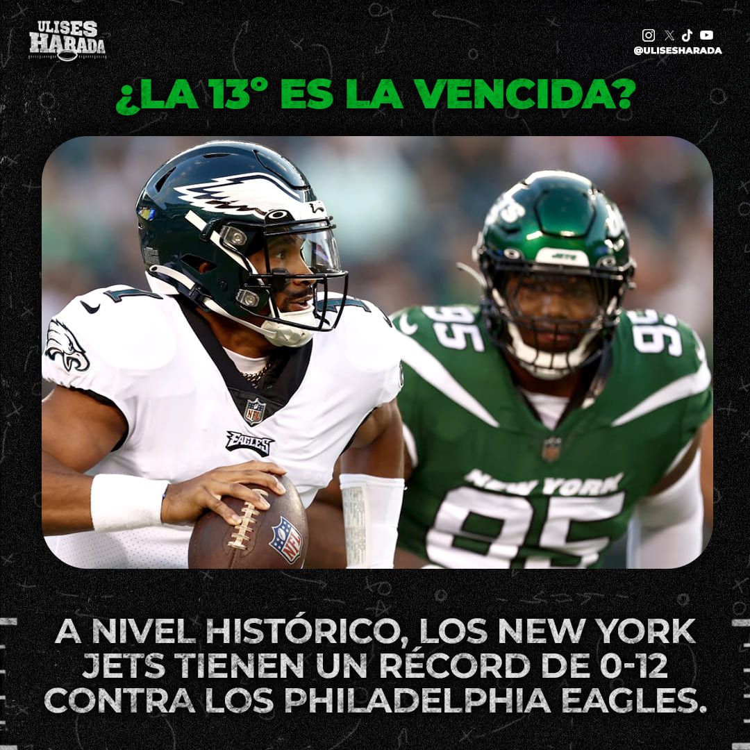 ulisesharada's tweet photo. Jalen Hurts se enfrentará a una de las mejores defensivas en la temporada #NFL 2023 💪🏽🛡️ 

¿Seguirá el dominio de los #FlyEaglesFly o los #TakeTheFlight les quitarán el invicto? 🦅✈️ https://t.co/o36QMPnLV9