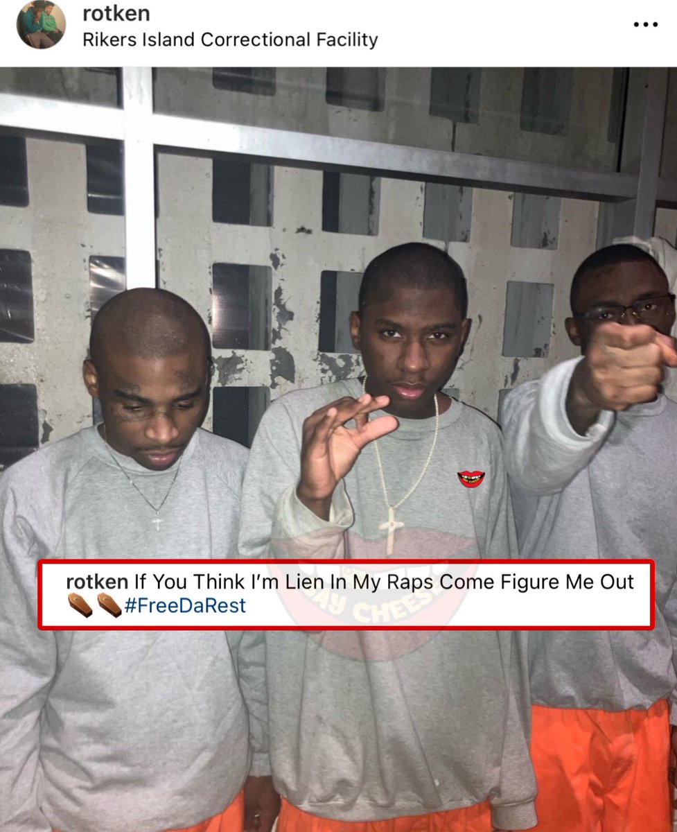 Latest picture of Georgia rapper Rot Ken in prison. He was reportedly sentenced to 20 years.