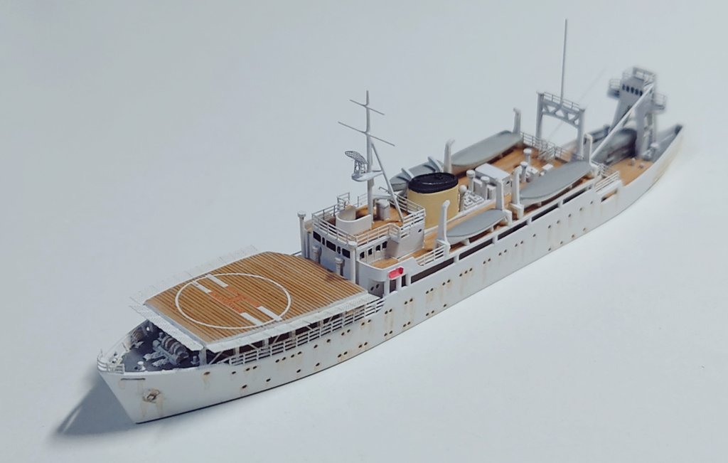 1/700 東京水産大学遠洋漁業練習船 海鷹丸2世 第一次南極観測時 南極海観測航海に活躍する 東京海洋大学練習船「海鷹丸（うみたかまる