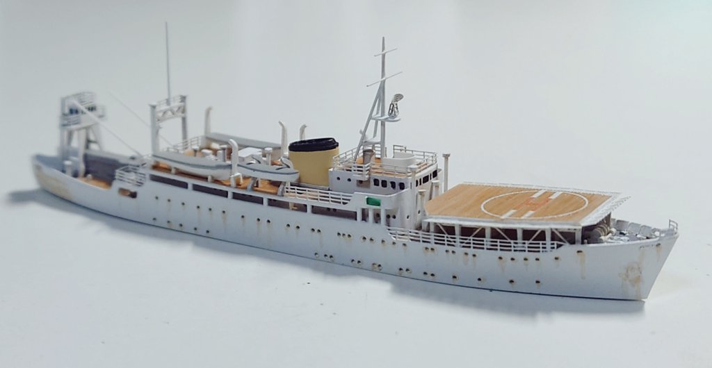 東京水産大学（現:東京海洋大学）の練習船海鷹丸（二世）を制作しま