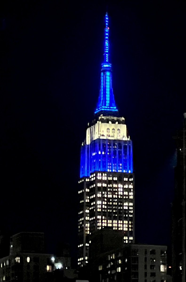 New York City #StandsWithIsrael. Tonight and every night.