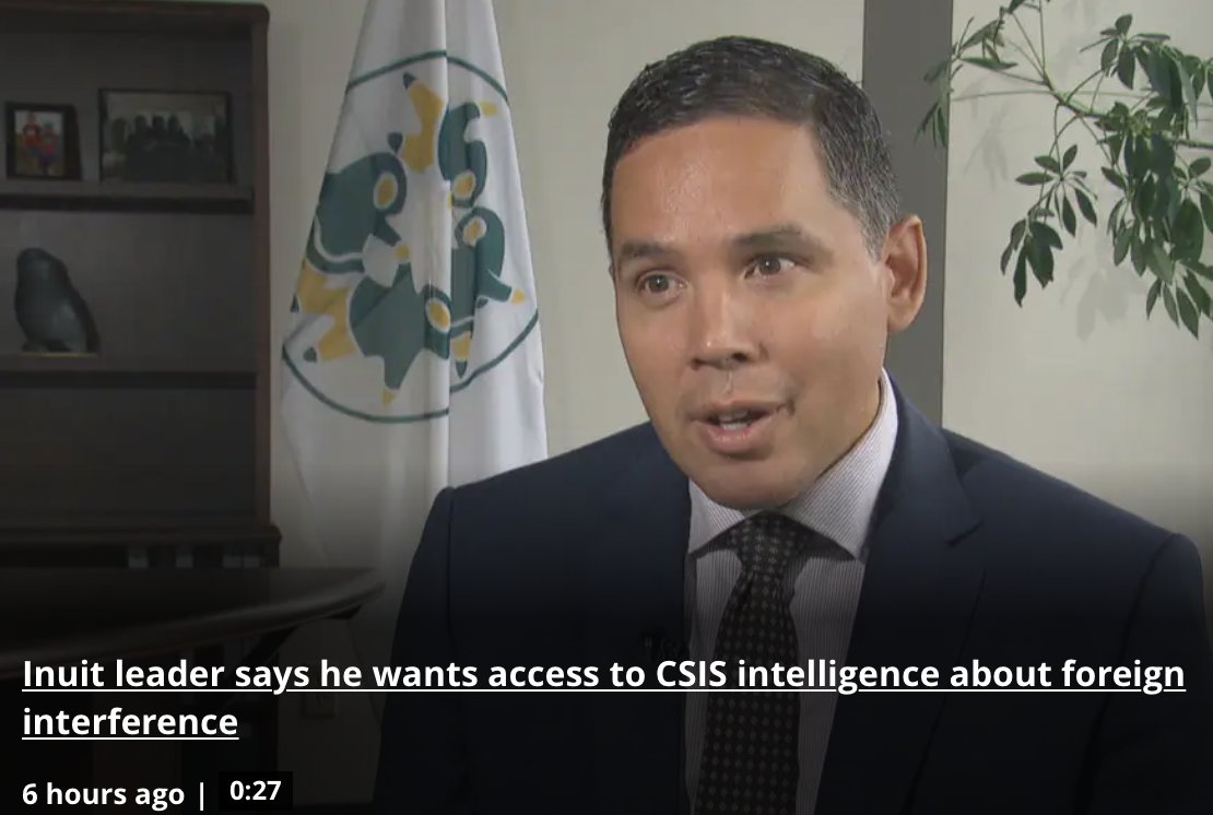 CSIS warning Inuit leaders about covert foreign investment in Arctic, documents show 

cbc.ca/news/politics/… #ArcticSecurity