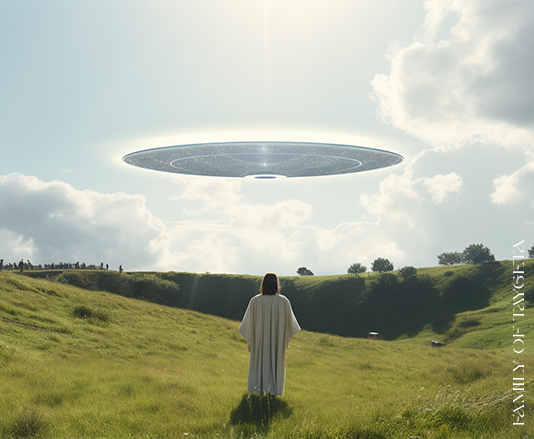 Kabamur_Taygeta's tweet photo. "You are from below, I am from above. You are of this world; I am not of this world." — Yeshua

*******
He lacked the context, but at the soul-level he knew.

Elder Sananda of Merope volunteered for an important mission. His trusted friend Elder Ikai of Taygeta would serve as his Guide.

In the Bible, Yeshua is accused having demons because he heard a voice. Many assume this was "God", but God isn't an individual person. The voice was Elder Ikai.

“Father” and “He”

In Aramaic, Yeshua called God “Abwoon” (birther/source), not “Abba” (father). This small mistranslation changes everything. 

Yeshua was teaching about God within us, and was also hearing telepathic communication from a male Pleiadian (he, him). 

"He who sent me is trustworthy, and what I have heard from him I tell the world." — Yeshua

Pleiadians are the Angels of Light, the positive Elohim, and the “Son of Man” seen in the last days. Yeshua's teachings of ascension and 'God within' is misunderstood and labeled "new age" by mainstream Christianity. 

#GalacticFederation