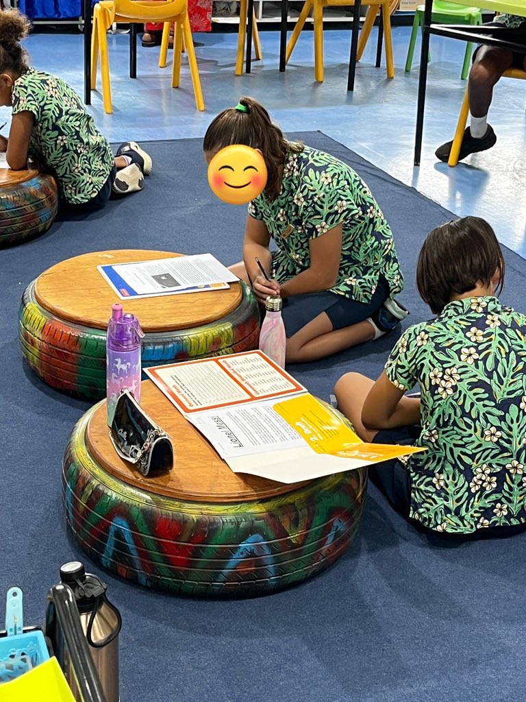 JanaKay_FJ's tweet photo. It’s exciting seeing student ideas (create a story for their year 1 book buddy) turn into action! Year 5 Ss created a narrative and used a writing checklist to proof read their own and a peers creation. #issfj #takingaction #ibpyp https://t.co/RyzpNuVXqT