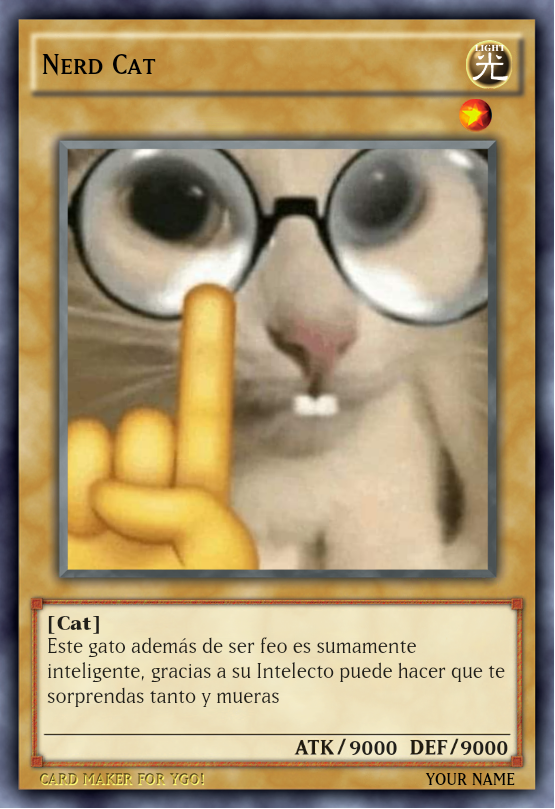 Jack_Froler's tweet photo. Gato Nerd
(By: Me)

#yugioh #Memes #nerd https://t.co/jT96ohxXdY