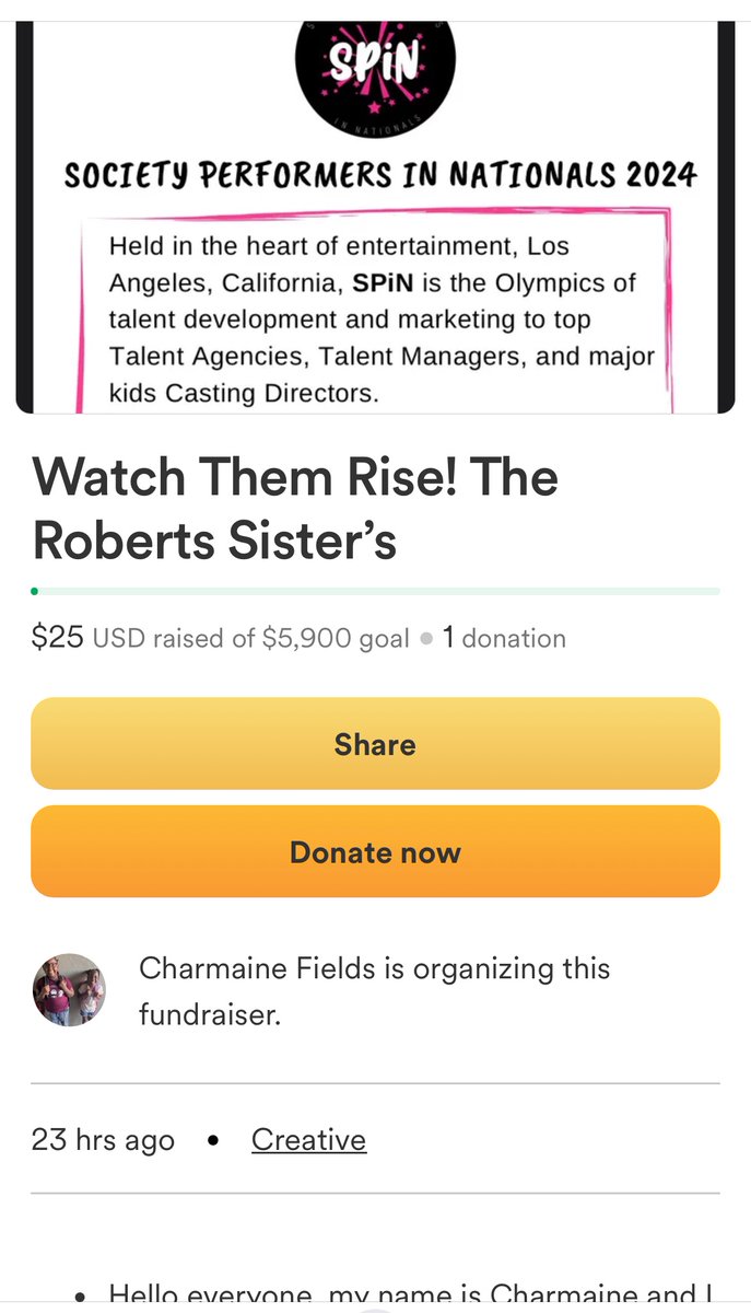 Fundraiser by Charmaine Fields : Watch Them Rise! The Roberts Sister’s gofund.me/180f0119