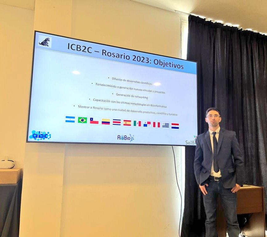 Yesterday we had the official announcement meeting of the International Congress of Bioinformatics and Computational Biology, which will take place from November 1 to 3 in Rosario, Argentina <a href="/a2b2c/">A2B2C</a>
XIII Conference of #SoIBio and III Annual Meeting of #RiaBio 
#Bioinformatics