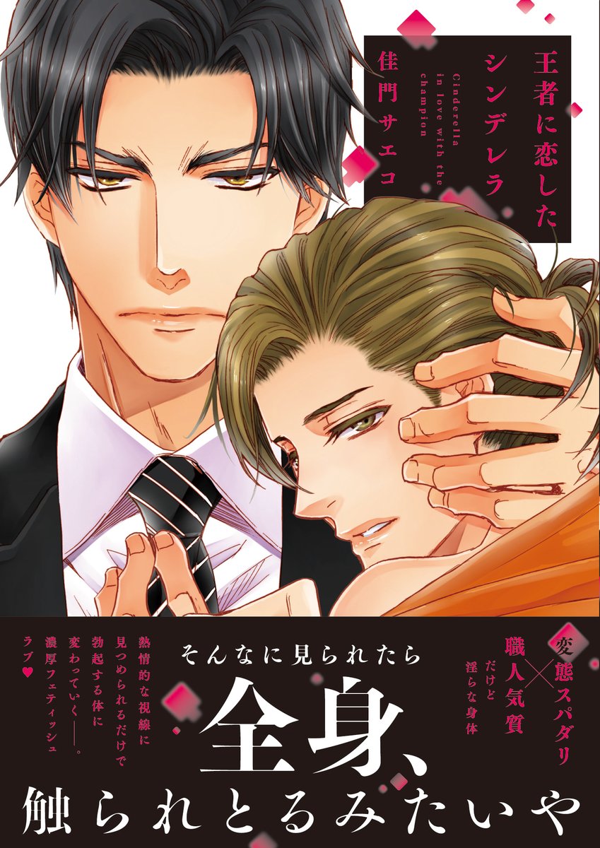 あと、花音で描かせて頂いた、一流ブランドVERGAに勤める男たちのシリーズも描かせていただいております! 攻は皆、紳士だけど何かのフェチだったり変態だったりします。スーツがお好きな方は是非…!