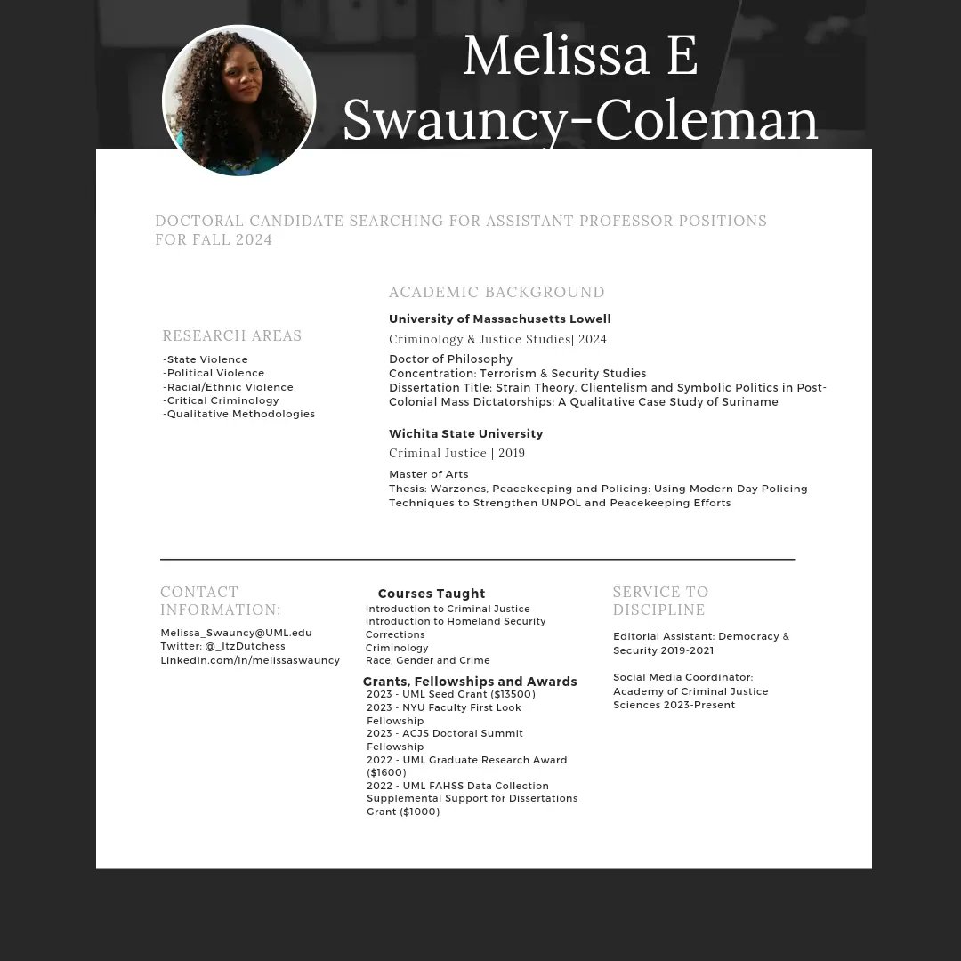 Melissa E. Swauncy-Coleman 🇳🇱🇸🇷🇺🇸 tweet media
