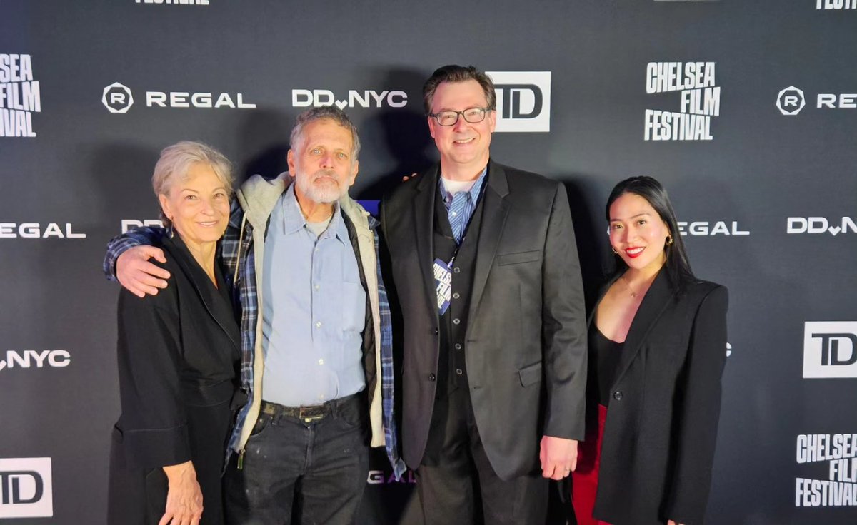 MichaelThomCain's tweet photo. It was great having the team back together again for the #NY #Movie #Premiere of #NotApprovedForCancerTreatment at the @chelseafilm #NewYorkCity #NewYork #film https://t.co/7hZ5ghsNi0
