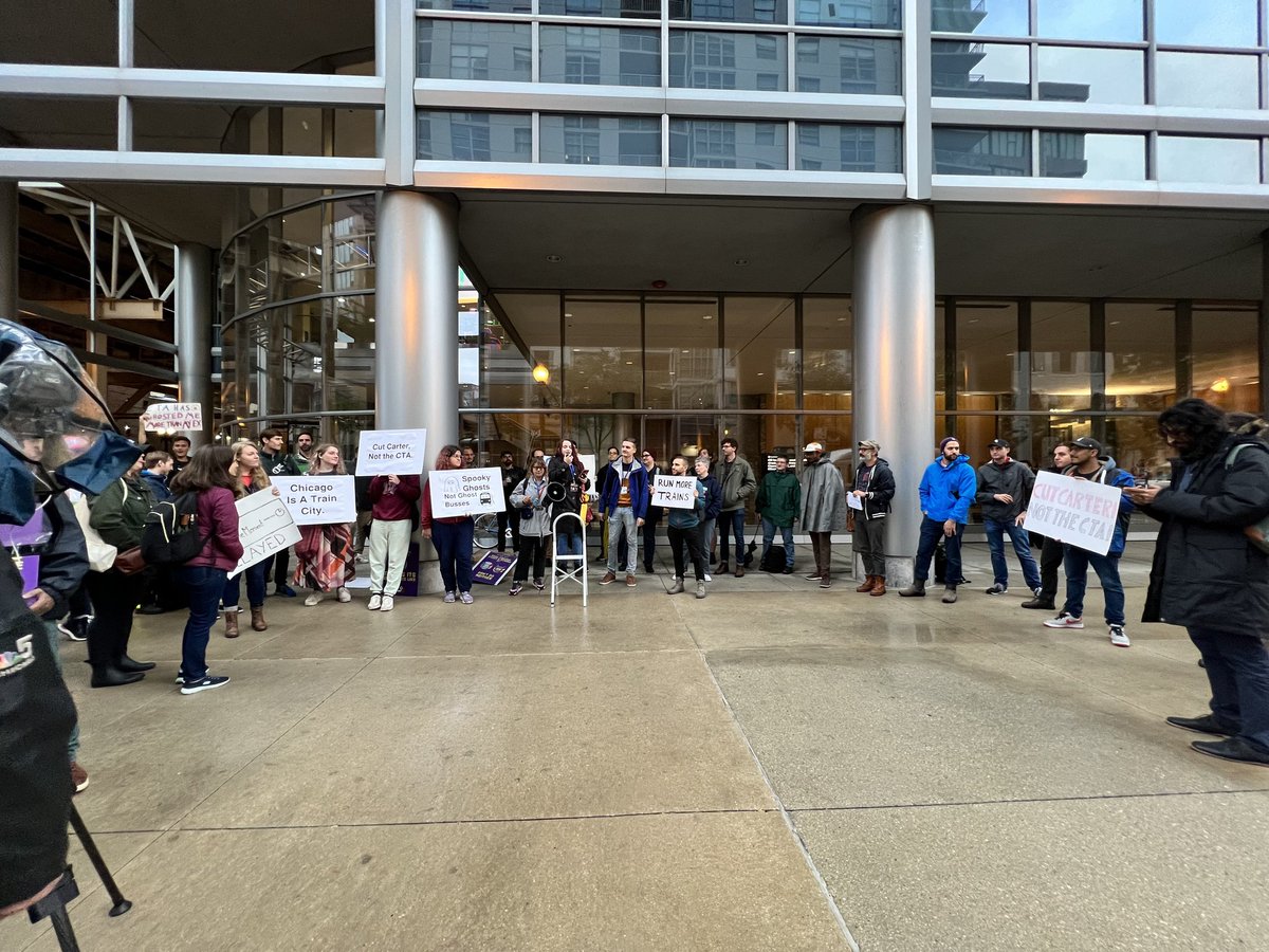 ctaaction's tweet photo. Thank you for braving the gloomy weather to make  the #CutCarter protest badass

We're tired of the lies and excuses. We can and must demand better 📣 https://t.co/oewgsvd9nk