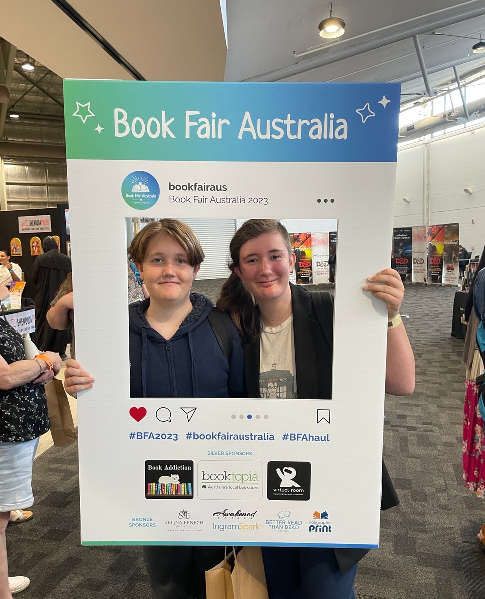 BookfairAus's tweet photo. Book Fair Australia in full swing! Make sure to tag us in all of your pictures. And don't forget to check out our photo wall and get a cool pic. https://t.co/nsekbCxaqV
