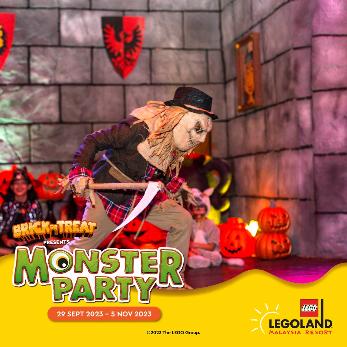 LEGOLAND_MY's tweet image. 👻🎃 Join us for spook-tacular epic costume contests 7pm on Friday &amp;amp; Saturday! Have a brickin' good time at LEGOLAND Malaysia Resort's Halloween Monster Party! 🎉🧟‍♂️ 🍭🕷️ 🕸️👹 #HalloweenMonsterParty #LLMR #LLMRHalloween2023 
Explore the Event: legoland.com.my/explore/shows-…