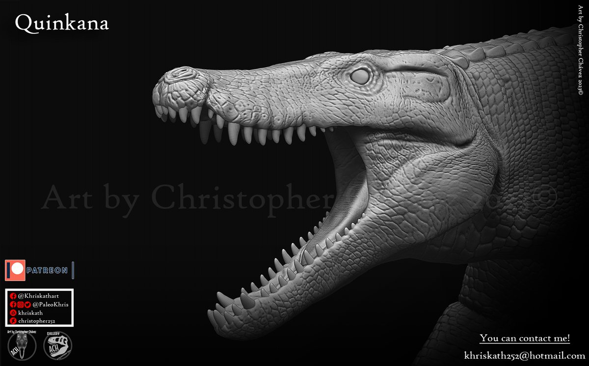 Quinkana sp sculpted in zbrush.
#Quinkana #halotone #creality #zbrush #paleoart #halotone #huion #jurassicworld #jurassicpark #prehistoric #prehistoricplanet #walkingwithdinosaurs