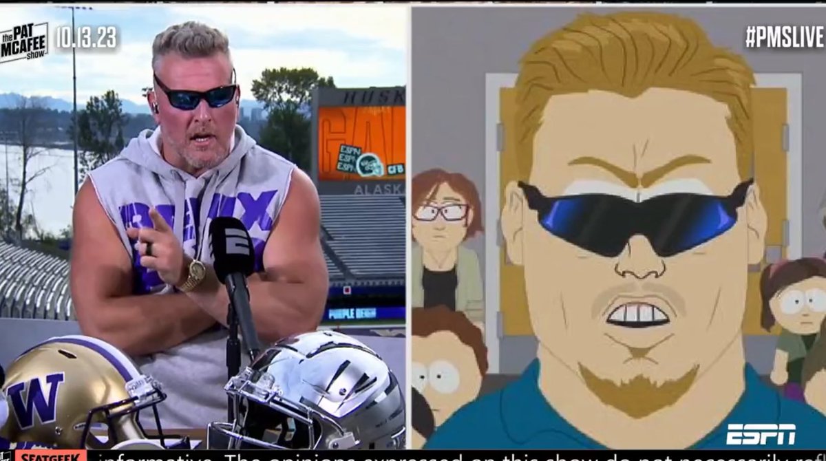 iceburghNHL's tweet photo. Wow… the resemblance is uncanny. 
@PatMcAfeeShow @SouthPark #PCPrincipal https://t.co/SXKui843Va