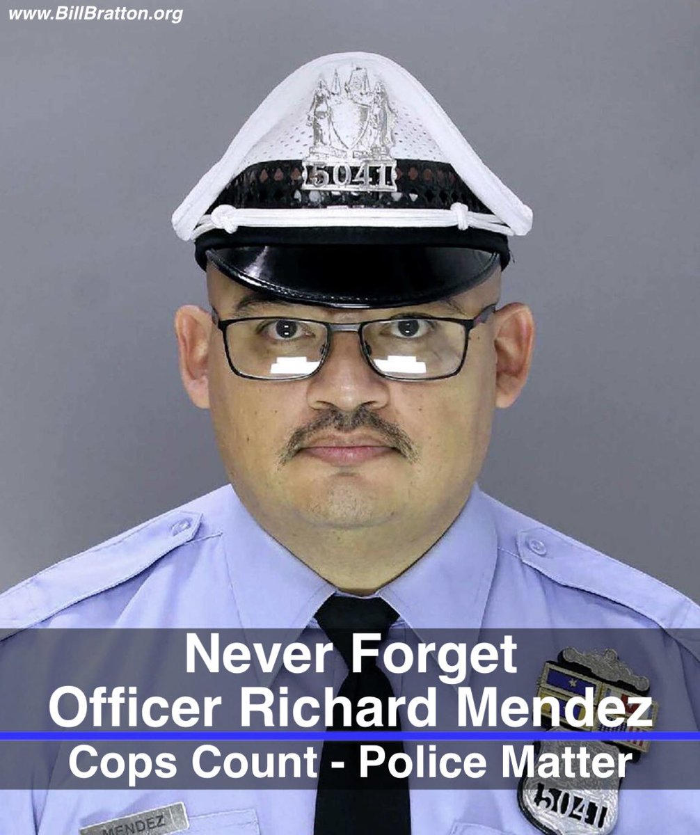 CommissBratton's tweet photo. .@PhillyPolice Officer Richard Mendez spent 23 years serving his community. When he and his partner witnessed criminals breaking into a vehicle, they quickly jumped into action. The perpetrators immediately opened fire, killing Officer Mendez and wounding his partner. His life was one of significance. #NeverForget 
#CopsCountPoliceMatter