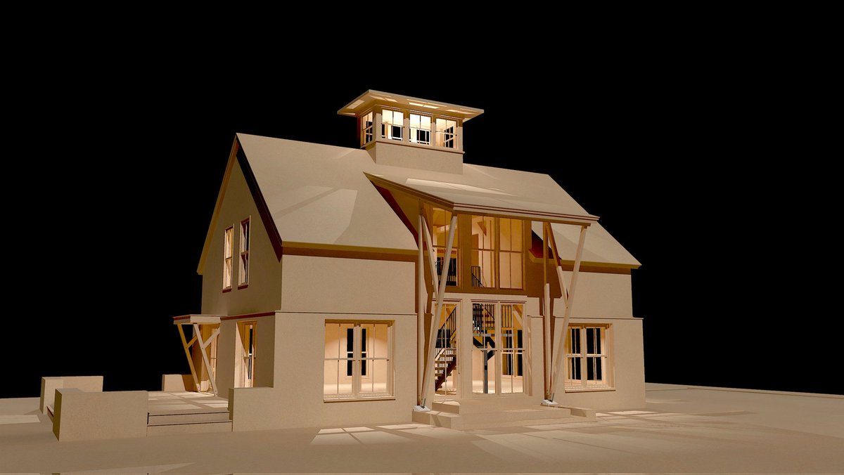 reillydesign's tweet image. #model #barnhome #architecturalmodel