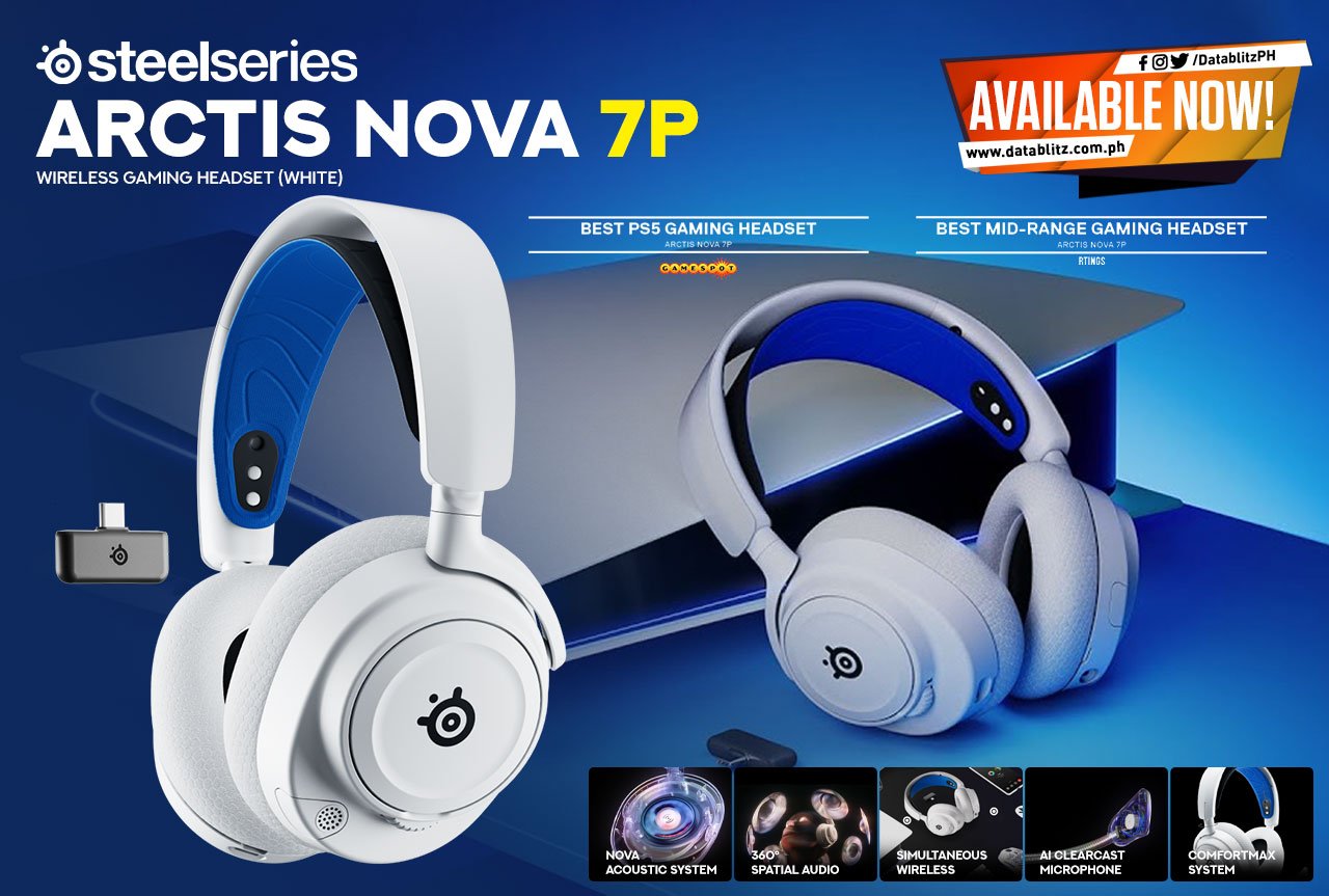 SteelSeries Arctis Nova 7p ホワイト×ブルー