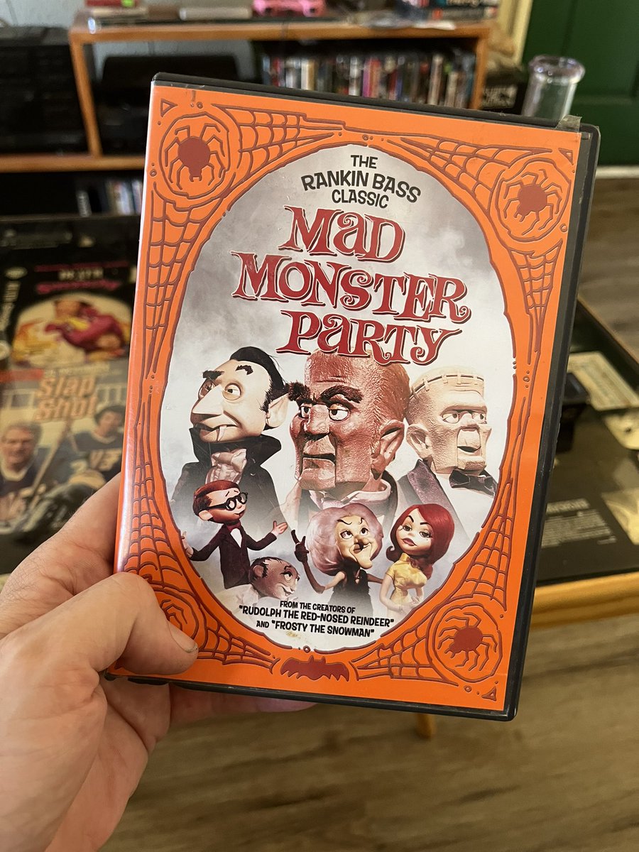 mrtodd00's tweet photo. Happy Friday the 13th everybody! It’s time for the ABC’s of #Halloween #DVD copy of Mad Monster Party! Best Regerts on your cheap/free tattoo. #scumgeek https://t.co/NxNhGWPyIX