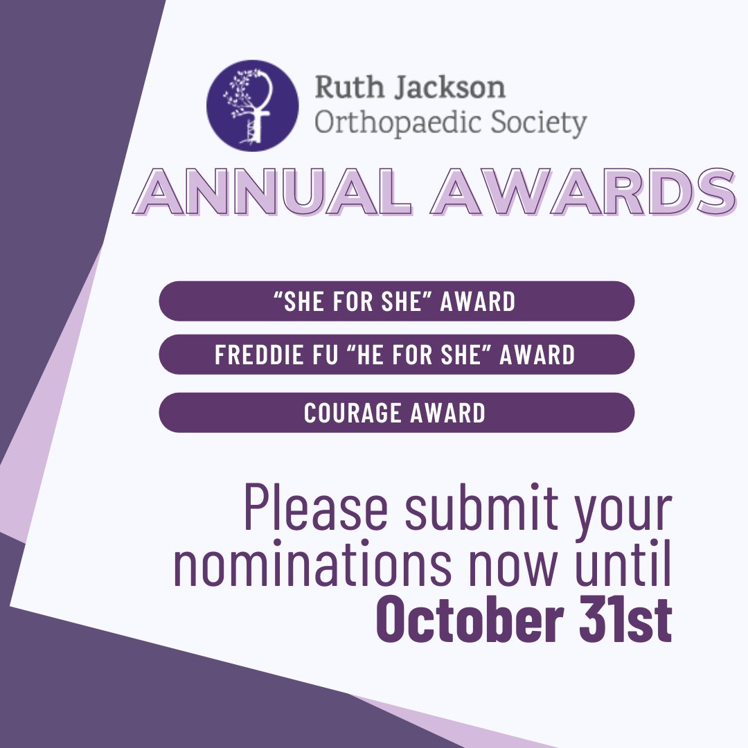 The RJOS 2024 Annual Award Nominations are open. Please click on the link below to read more and submit your nominations now through October 31, 2023: rjos.org/news/rjos-awar…