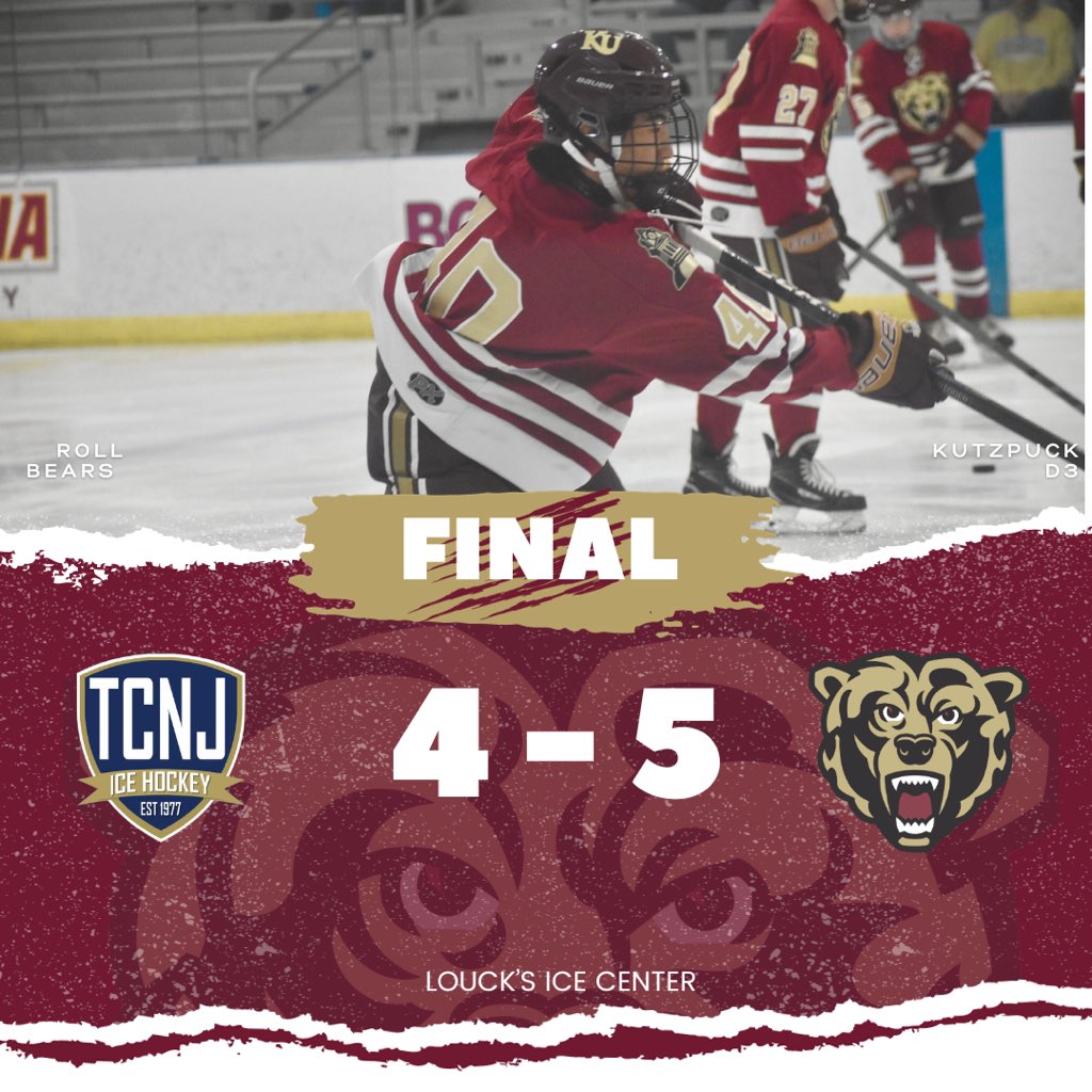 That’s A (5-4) Win For Your Golden Bears!!! Rollin-Rollin-Rollin Rawhiiiiiide, Wtg KU🐻 #KutzPuck #RollBears #Streaking #FiveInARow