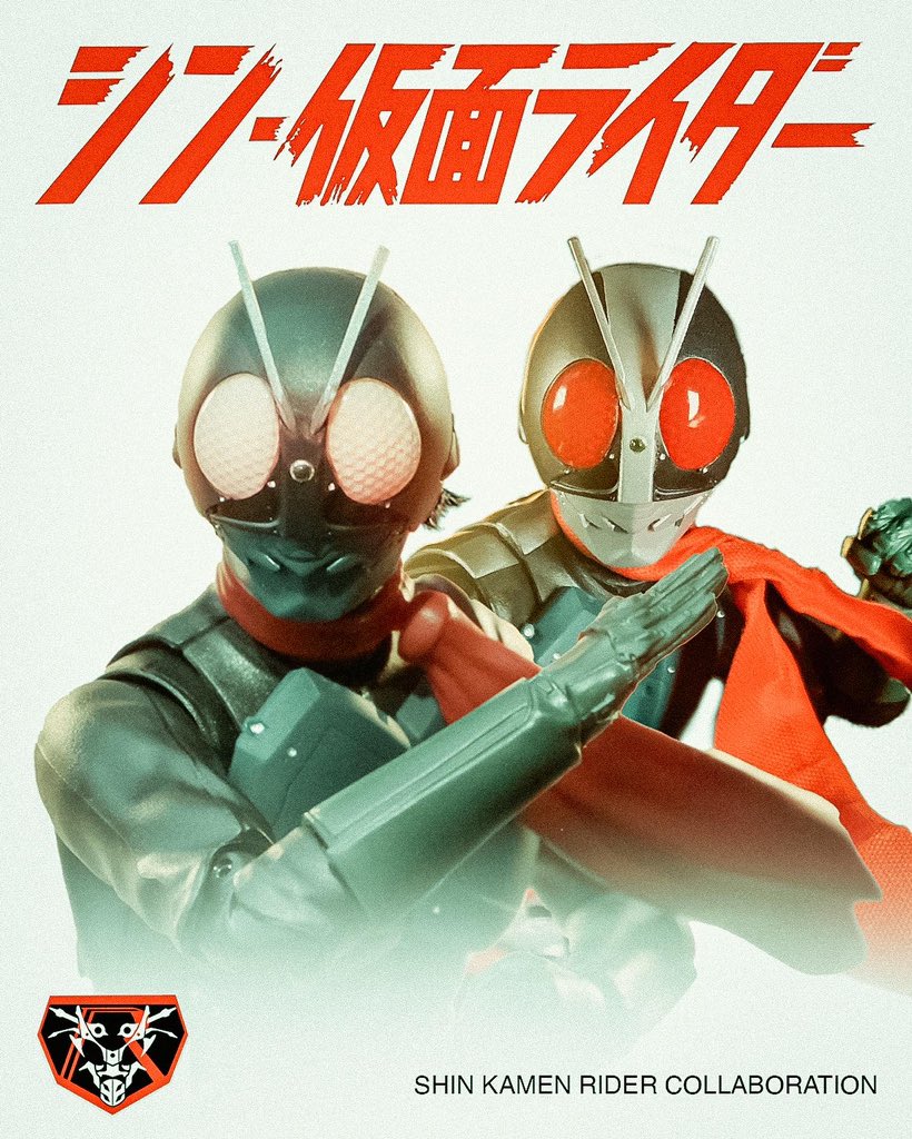 PaanAriff's tweet photo. My homie @kamenbananas &amp; I give you the “Shin Kamen Riders” collab. *So in love with the poster. 😭

JOIN THE MOVEMENT
#JUSTICEFORKAMENRIDER.
#仮面ライダ.
#KamenRider.
#MaskedRider.
#henshin.
#tokusatsu.
#shinkamenrider.
#kamenrider2.
#kamenridernigo.
#hideakianno. https://t.co/mkWcNb44Oo