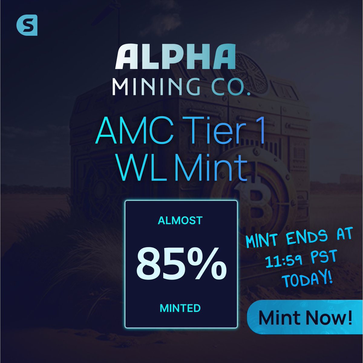 AlphaShares's tweet photo. Just over 500 NFTs Remain!

Do you feel the momentum? Will we mint out by midnight PST? Only time will tell. All we do know is it's your last chance to get into this collection at only $250 per NFT. 

Don't wait! This definitely won't last much longer. 

https://t.co/LYpQLs04w6