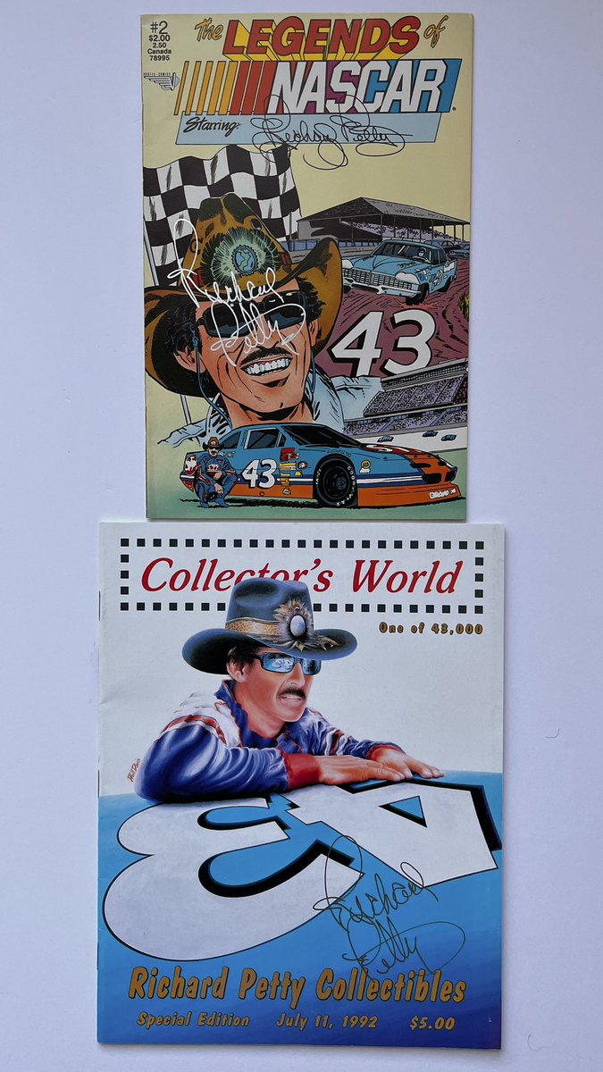 Joy_Collecting's tweet photo. Returns from the last four days. The King signed in silver and it looks incredible! And the cards are just perfect. ππΌ #nascar #nascarttm #richardpetty #alunserjr #woodbrothers #rickwilson #theking https://t.co/oKJDGgy6B3