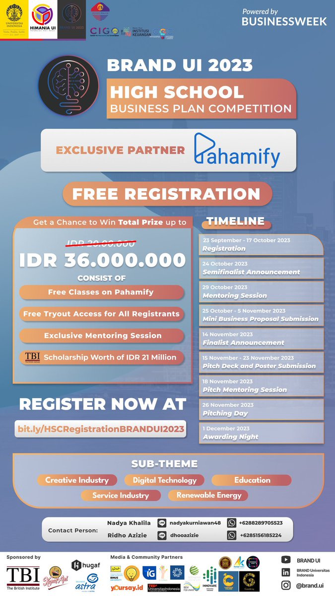 sesepuhmasukptn's tweet photo. WAJIB SAVE !!!
TO SIMAK
https://t.co/Y1DwZh454h

TO UGM
https://t.co/gi7FSwDaVz

TO UNS
https://t.co/D1l35hBmHc

TO PAHAMIFY GRATIS? 
Ikut ini ajaaaa !!!!!
More info langsung cek IG : BRAND UI https://t.co/ISavHNwsGh