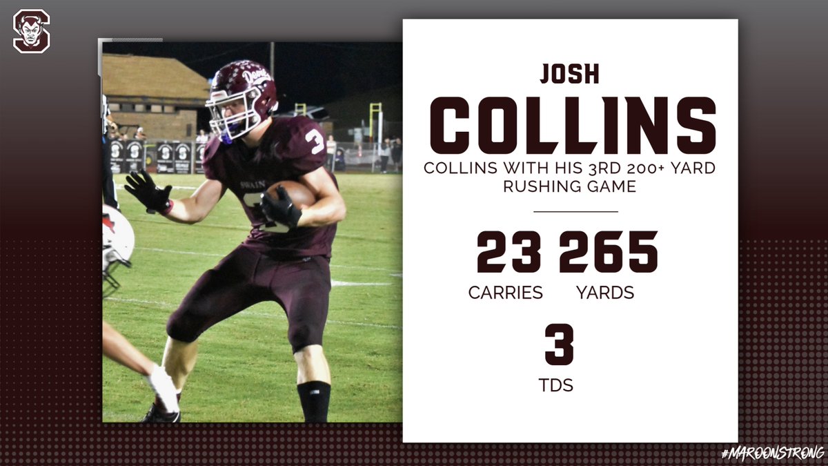 Maroon_Machine's tweet photo. Count them, three 200+ yard rushing games!! THREE!!  This time 265 yards!! https://t.co/Zba91sxcnI