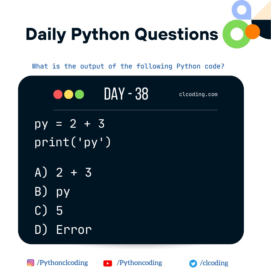 Python Coding tweet media