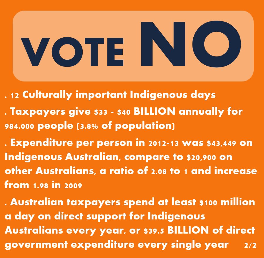 ATsirikas's tweet photo. @KenWyattAM Please don’t racially diving our nation or destroy Australia

Vote NO &amp; keep our great country united, no matter your race

#VoteNo #VoteNO23Australia #VoteNoAustralia #VoteNoToDivision #JacintaPrice #WarrenMundine #paulinehanson #lidiathorpe https://t.co/bhkiBtDjJ8