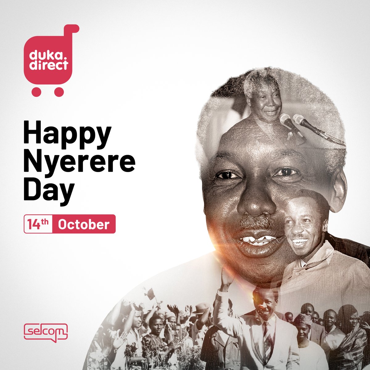 dukadirect's tweet photo. Happy Nyerere Day to all our https://t.co/t3ULeCiucF followers &amp; customers!
.
#nyerereday #nyerereday2023 #TwendeButiama23 #ecommerceapp #fooddelivery #dukadirect #KilaKituKipo #runsonselcom #daressalaam https://t.co/6mVS8eUk55