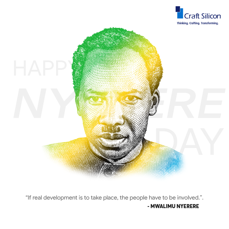 CraftSiliconKE's tweet photo. 🇹🇿✨ Happy Nyerere Day! Today, we honor the legacy of Mwalimu Julius Nyerere, a visionary leader whose ideals continue to inspire us. Let's celebrate his enduring commitment to unity, education, and social justice. #NyerereDay #Tanzania #MwalimuNyerere 📚🌍🤝 https://t.co/tPaSmo37QP
