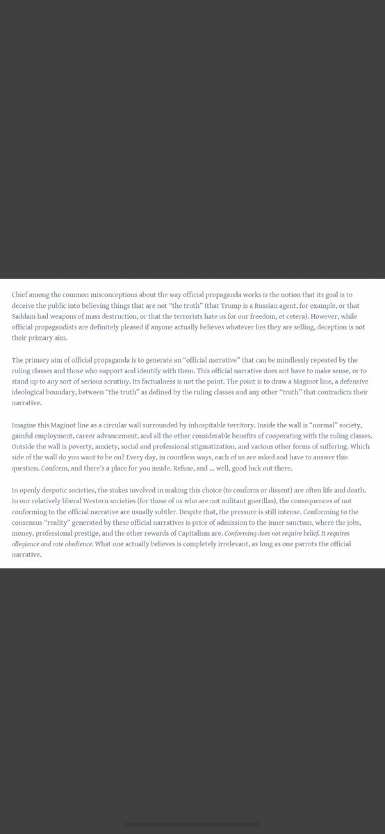 BunsenB61592999's tweet image. One of the most nuanced explanations of nature &amp;amp; purpose of propaganda I’ve come across. 
#Propaganda #RulingClasses