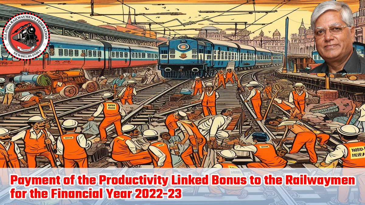 Payment of the Productivity Linked Bonus to the Railwaymen for the Financial Year 2022-23 airfindia.org/2023/10/14/pay…