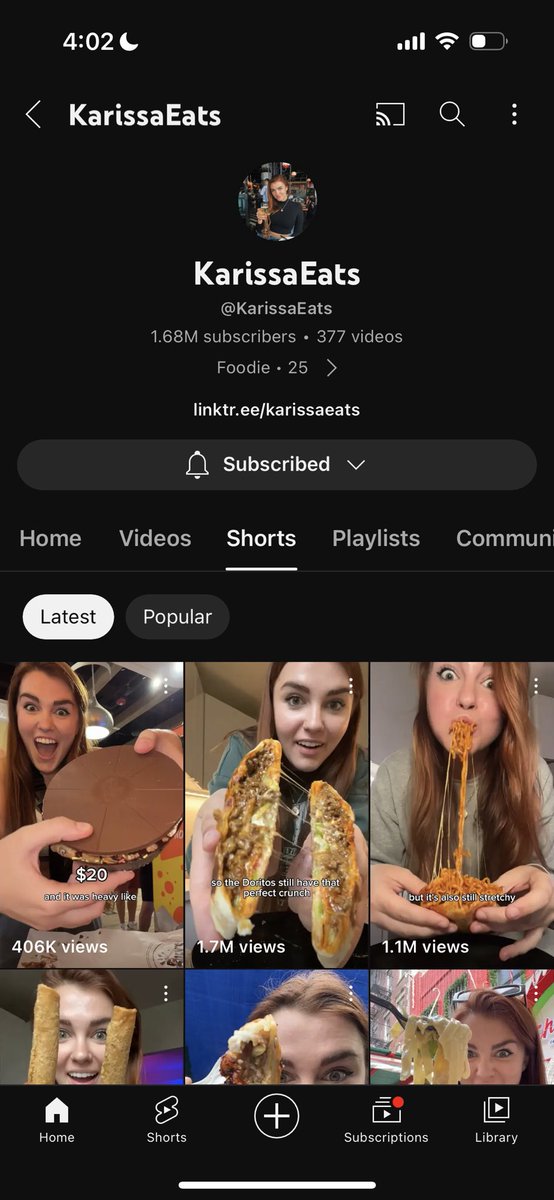 IovingfuIs's tweet image. i watch this girl eat like every day and im so jealous of her relationship with food likeeee😹