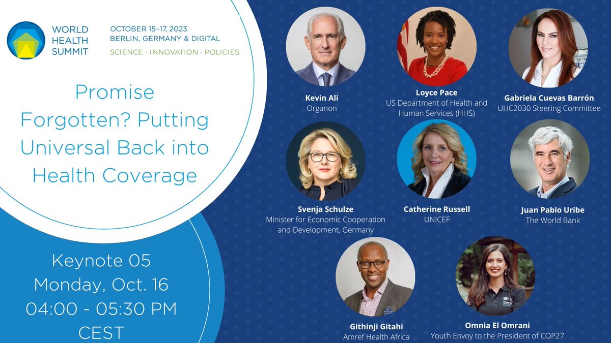 PMNCH (@pmnch) on Twitter photo Excited to co-host this keynote on #UHC and the vital role of advocating for equity in health systems and beyond! Join <a href="/daktari1/">Dr Githinji Gitahi, MBS</a>, Co-Chair of PMNCH Strategic Advocacy Committee. #PartnersForChange
🗓️ 16 October
🕓 16:00 – 17:30 CET
👉 bit.ly/3rPWgrT
<a href="/WorldHealthSmt/">World Health Summit</a>. Excited to co-host this keynote on #UHC and the vital role of advocating for equity in health systems and beyond! Join <a href="/daktari1/">Dr Githinji Gitahi, MBS</a>, Co-Chair of PMNCH Strategic Advocacy Committee. #PartnersForChange
🗓️ 16 October
🕓 16:00 – 17:30 CET
👉 bit.ly/3rPWgrT
<a href="/WorldHealthSmt/">World Health Summit</a>.