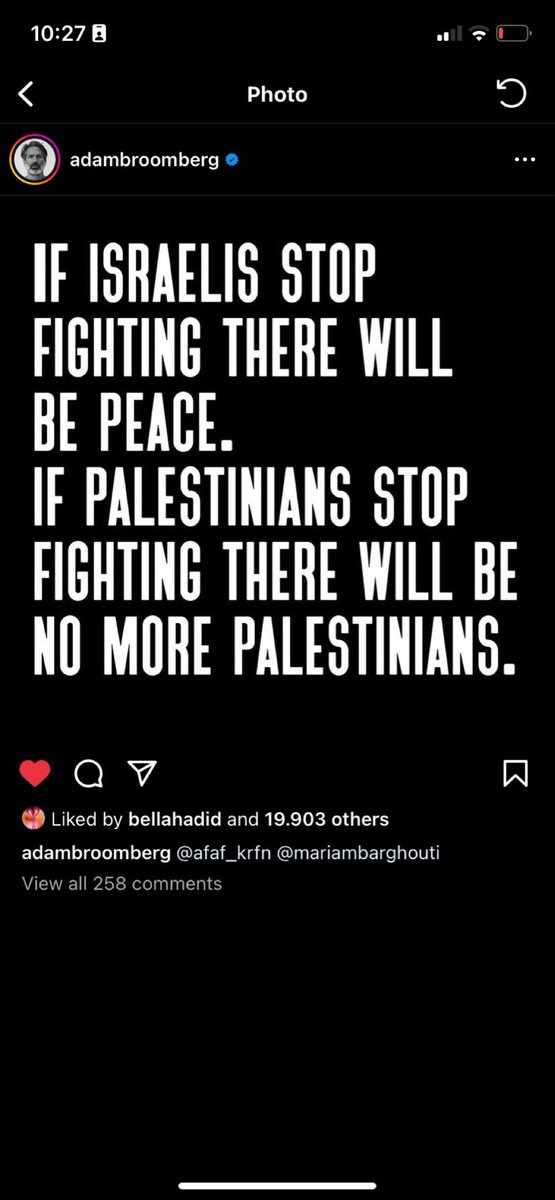 Bella Hadid refuses to be neutral and stands with her Palestinian people ❤️