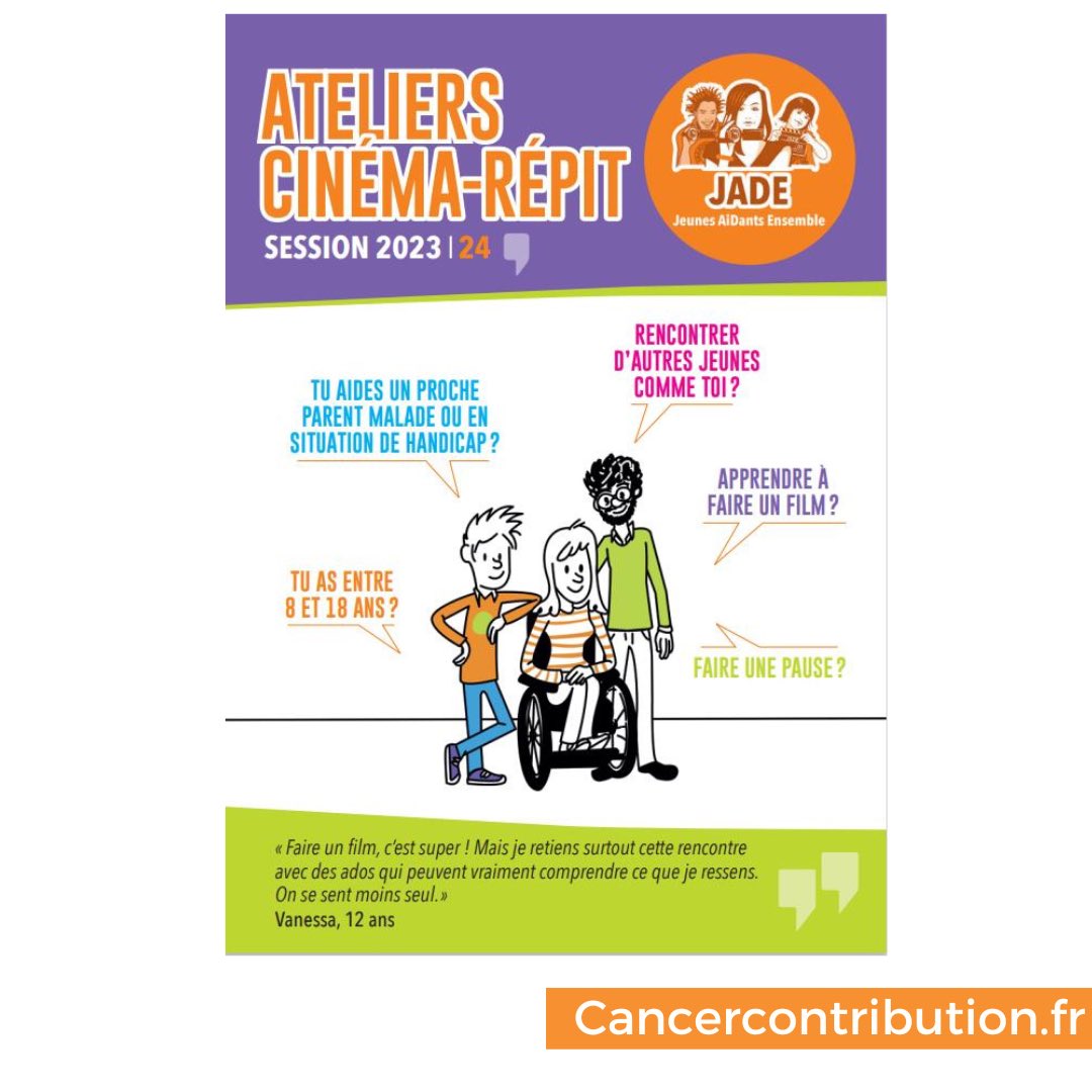 [Les  Initiatives inspirantes du colloque « Face au cancer, agir  ensemble pour les proches aidants »] 
Découvrez les ateliers et les séjours organisés par l’<a href="/JeunesAidants/">Association nationale Jeunes AiDants Ensemble</a> pour qu’ils puissent faire une pause, rencontrer d’autres jeunes, s’exprimer sur leur situation…