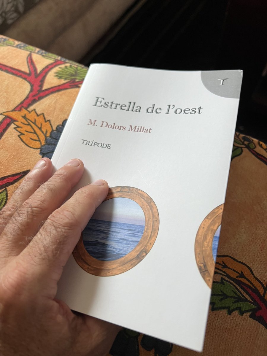 lionelpla's tweet photo. Estrella de l’oest de @millat_dolors és un llibre que ha caigut a les meves mans gràcies a @pallarsdigital 
Em motiva com a viatger i també pels diàlegs en pallarès.
Comencem el viatge! https://t.co/Ps6nrlG215