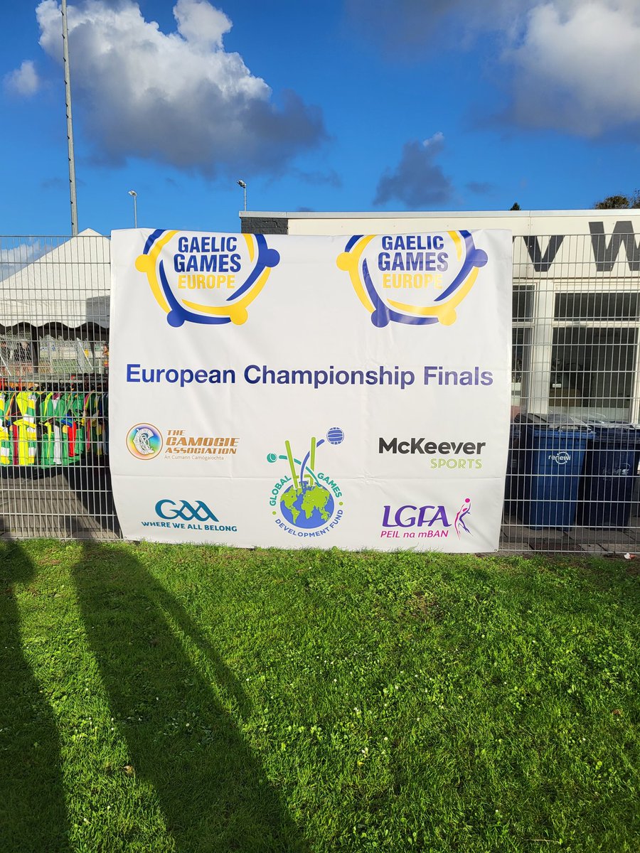 We are off the a flying start at the <a href="/GaelicGamesEuro/">Gaelic Games Europe</a> footballs finals, <a href="/LadiesFootball/">Ladies Football</a> taking over Zuiderpark <a href="/denhaaggaa/">Den Haag GAA Club</a>. Great to have <a href="/gaaleinster/">Leinster GAA</a> and <a href="/McKeeverSports/">McKvr</a> here supporting too