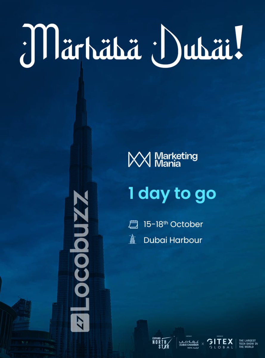 LocoBuzzIndia's tweet image. We can’t keep our buzz contained any longer! 1 day to go for Marketing Mania 2023! 

Come say hi @ booth H4-A05!

 #Locobuzz #CXSuite #MarketingMania2023 #GitexGlobal #Event #Dubai