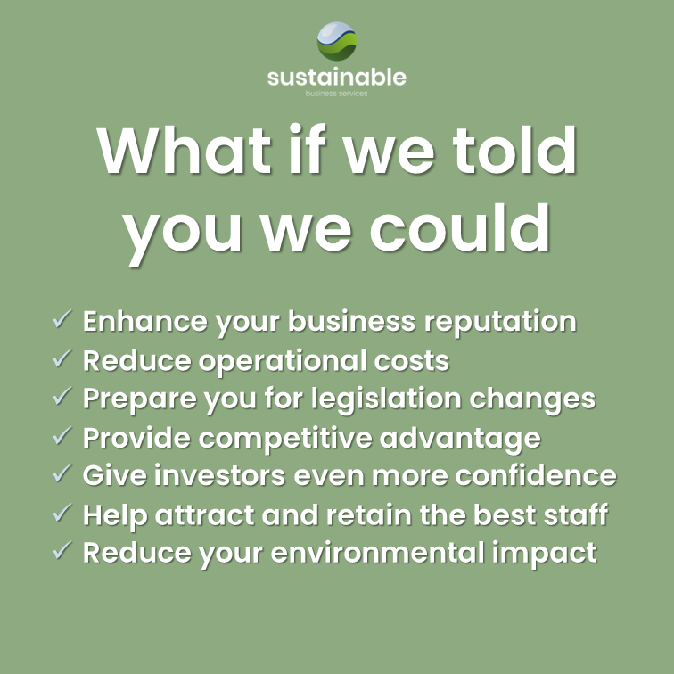 We love what we do because we are passionate about the planet &amp; business joining our passions really is a gift.

What if we told you we can reduce your impact  whilst building a sustainable, growing businesses?

Talk to our team today about the SBS Net-Zero program