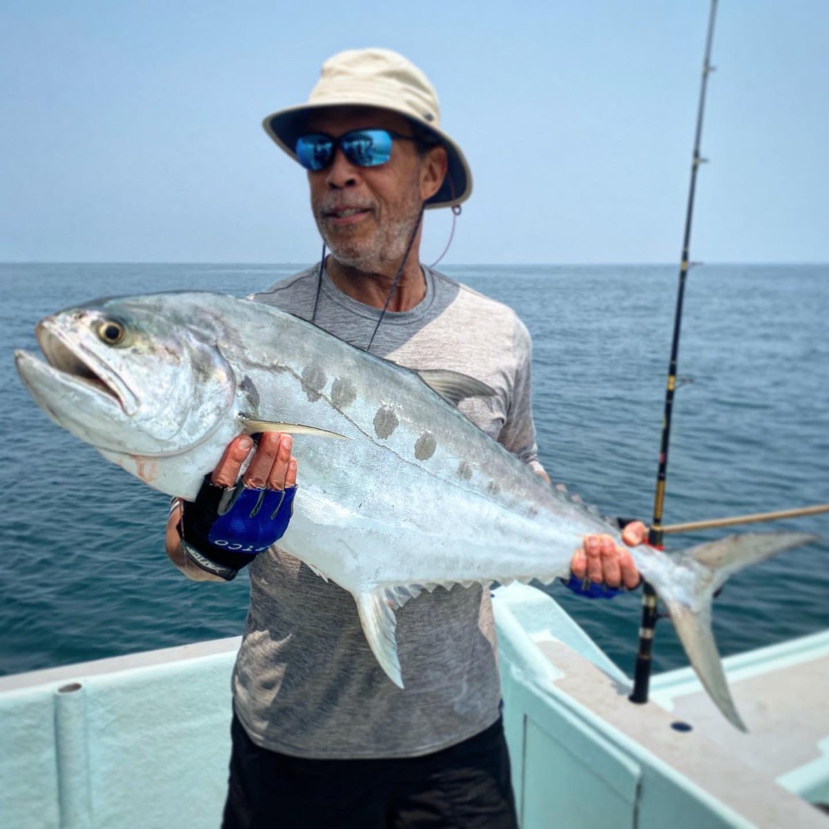 SailfishRompin's tweet photo. Talang queenfish aka queenie show up regularly in Kuala Rompin. They move around quickly and sometimes you can see the surface boiling as they hammer baitfish. The bigger one can really pull. https://t.co/YNj5TyGbBw