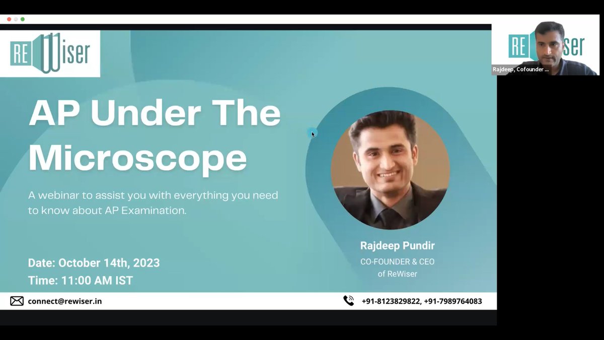 _ReWiser's tweet image. Thanks for joining our &apos;𝐀𝐏 𝐔𝐧𝐝𝐞𝐫 𝐓𝐡𝐞 𝐌𝐢𝐜𝐫𝐨𝐬𝐜𝐨𝐩𝐞&apos; webinar on Saturday! 🎤✨ We had a blast and hope you did too. Big thanks to everyone from around the world who tuned in! 🌍
.
In case, if you&apos;ve missed the webinar:
youtu.be/kjfFheWtfuA 
#rewiser #Ibclasses