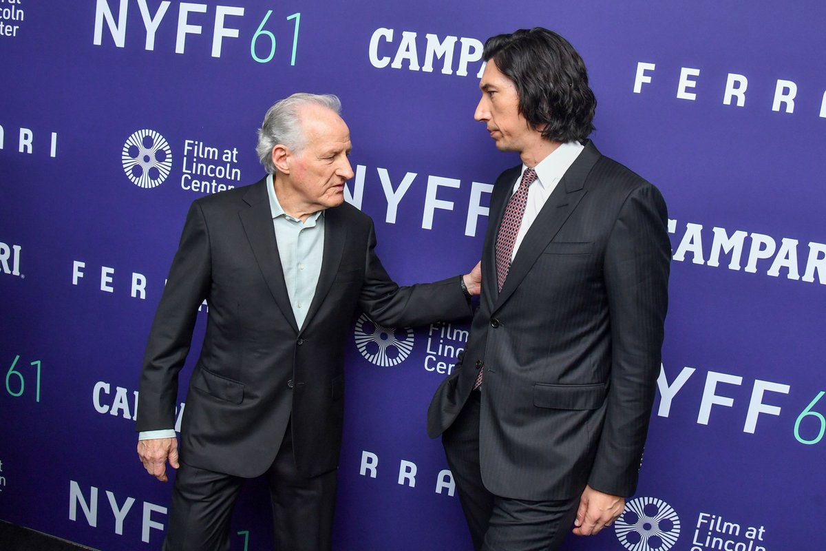 Adam Driver at the Ferrari closing night premiere at NYFF 13/10/2023