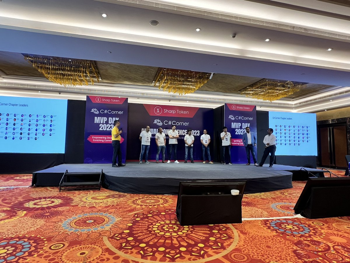 mcbeniwal's tweet image. Chapter leads share their stories #CSharpCon23 @CsharpCorner